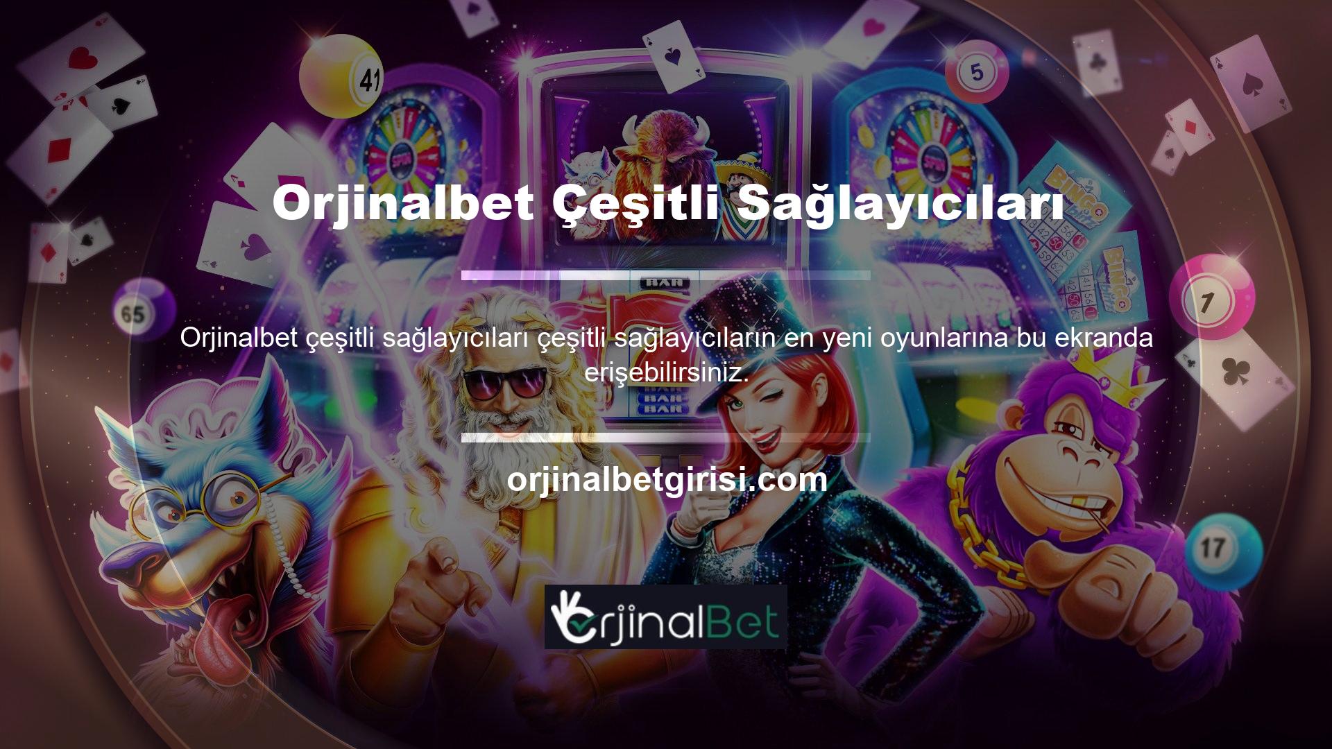 Orjinalbet oyun pazarında inanılmaz derecede basit ve küçük ekranda bile oynaması kolay mobil oyunlar bulabilirsiniz