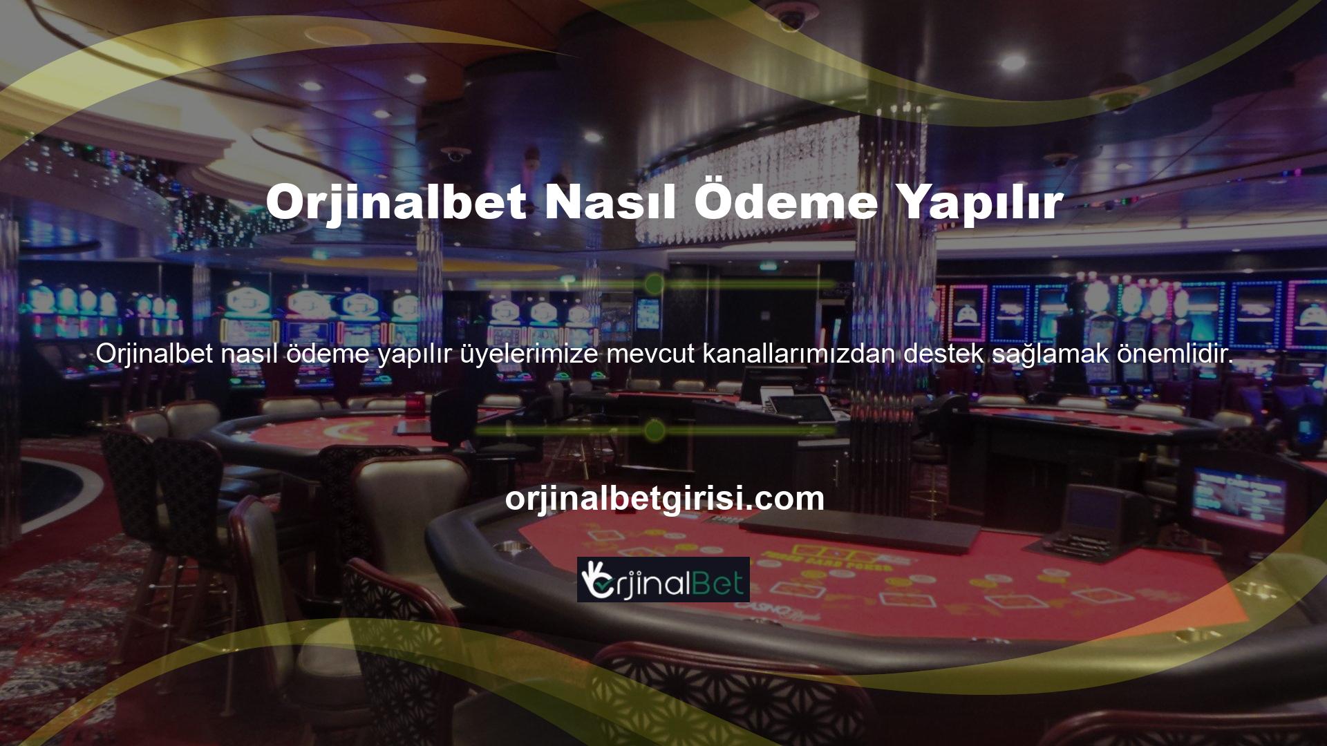 Orjinalbet bilgili ekibi, ister mevcut giriş bilgileriniz, ister yaptığınız herhangi bir finansal işlemle ilgili olsun, her türlü sorunuzda size yardımcı olmaya her zaman hazırdır