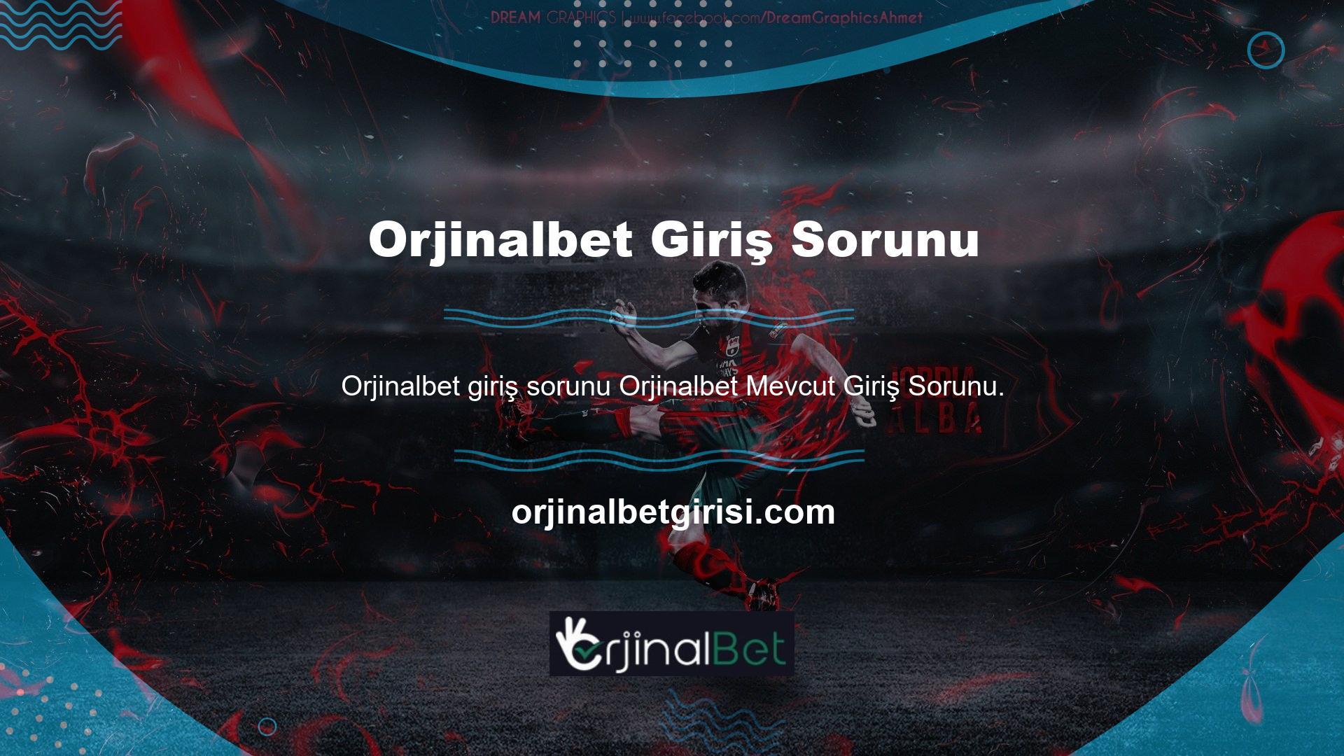 Diğer bahis siteleri gibi, Orjinalbet sitesi bazen BTK tarafından erişim engellerine maruz kalır